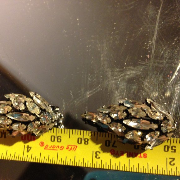 Pair Vintage Sherman Earrings - Picture 3 of 5